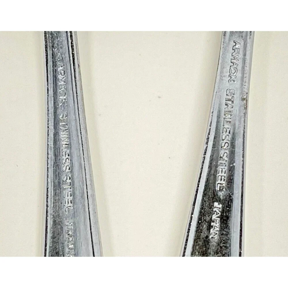 Vintage Armack  AMK9 Stainless Steel Flatware Set of 2-7